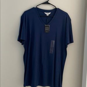 Blue Calvin Klein v-neck t-shirt